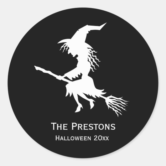 Autocollant Halloween Sorcière (Devant)