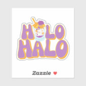 Autocollant Halo-Halo (Feuille)