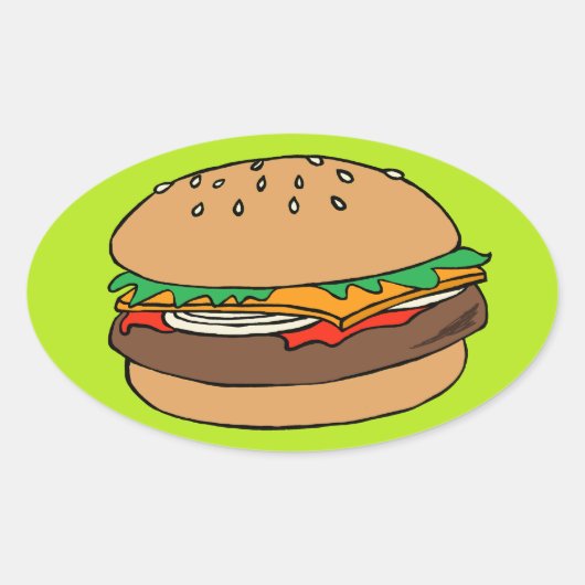 Autocollant Hamburger (Devant)