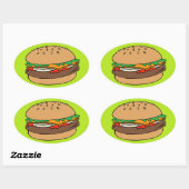 Autocollant Hamburger (Feuille)