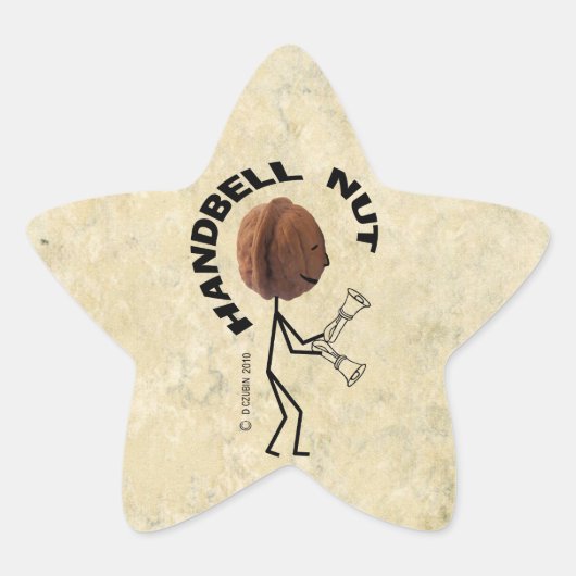 Autocollant Handbell Nut Star (Devant)
