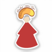 Autocollant Handmaid Cheetoh 2x2 (Recto)
