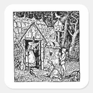 Autocollant Hansel et Grettel