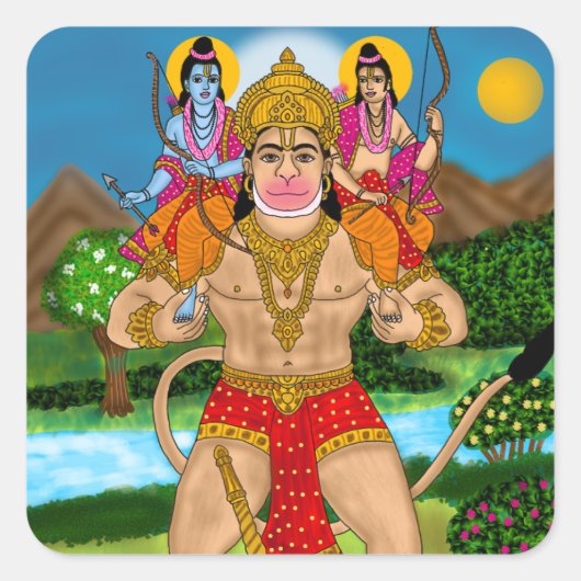 Autocollant Hanuman (Devant)