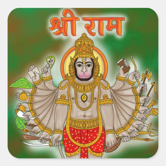 Autocollant Hanuman (Devant)