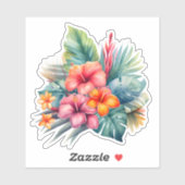 Autocollant hawaïen (Feuille)