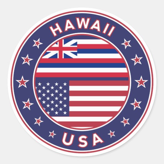 Autocollant Hawaii, Hawaii, USA (Devant)
