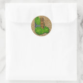 Autocollant Hawaiian Tiki Lauhala (Sac)