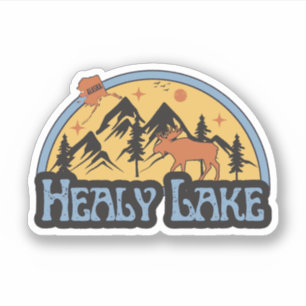 Autocollant Healy Lake, Alaska
