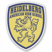 Autocollant Heidelberg American High School (Devant)