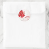 Autocollant Heureuse Sainte-Valentin (Sac)