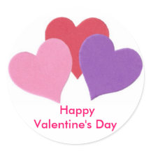 Autocollant Heureuse Sainte-Valentin