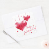 Autocollant Heureuse Sainte-Valentin (Enveloppe)