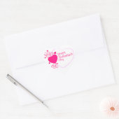 Autocollant Heureuse Sainte-Valentin (Enveloppe)