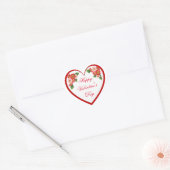 Autocollant Heureuse Sainte-Valentin personnalisé (Enveloppe)
