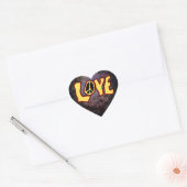 Autocollant Hippie Love (Enveloppe)