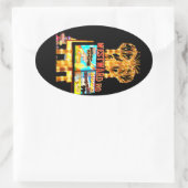 Autocollant Ho Las Vegas vers l'ouest (Sac)