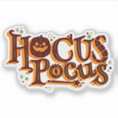 Autocollant Hocus Pocus Halloween (Devant)