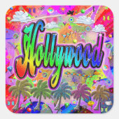 Autocollant Hollywood Vista Express (Devant)