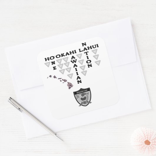 Autocollant Ho'okahi Lahui (Enveloppe)