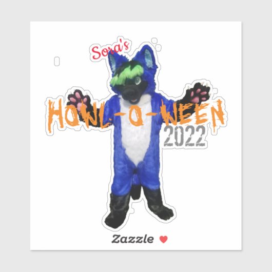 Autocollant Howl-o-ween 2022 (Feuille)