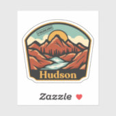 Autocollant Hudson, Colorado (Feuille)