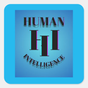 Autocollant Human Intelligence