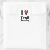 Autocollant « I love Trail Running " (Sac)