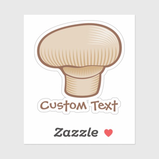 Autocollant Icône Champignons (Feuille)