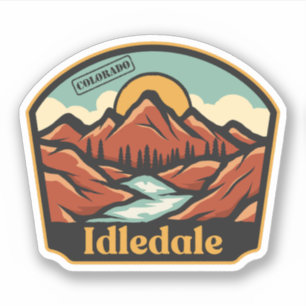 Autocollant Idledale, Colorado