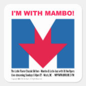 autocollant "I'm With Mambo" (Devant)
