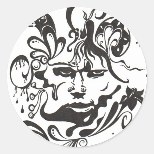 Autocollant "IMAGINE" (Devant)