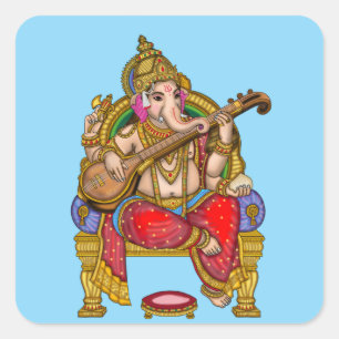 Autocollant Imperméable Brillant Seigneur Ganesha