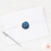 Autocollant Impression ROSES BLEUES Bleu vif (Enveloppe)