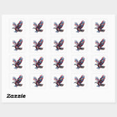 Autocollant imprimé EAGLE argenté Sharp (Feuille)