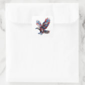 Autocollant imprimé EAGLE argenté Sharp (Sac)