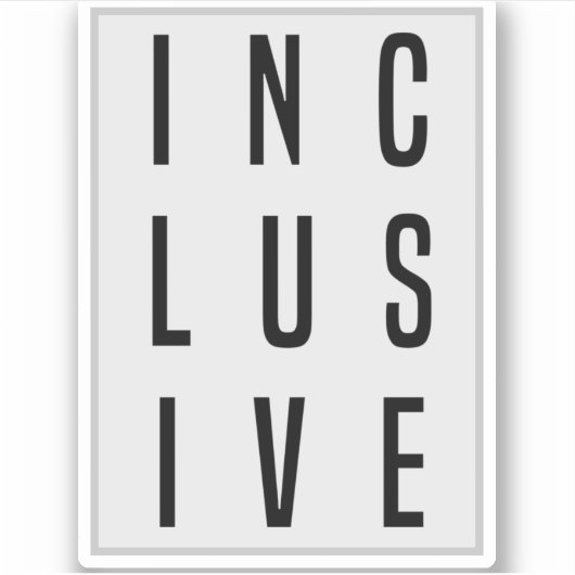 AUTOCOLLANT INCLUSIF (Devant)