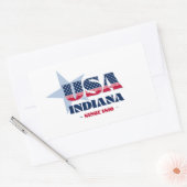 Autocollant Indiana My Home State (Enveloppe)