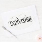 Autocollant indivisible (ovale) (Enveloppe)