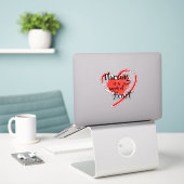 Autocollant infirmier (Ordinateur portable sur le bureau)