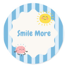 Autocollant Inspirant Sourire Plus | Positif Migno
