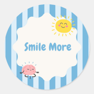 Autocollant Inspirant Sourire Plus | Positif Migno