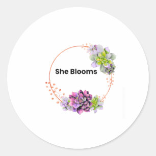 Autocollant Inspiration Fleur Féminine Elle Fleuri
