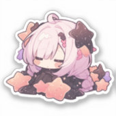 Autocollant inspiré par Anime (Recto)