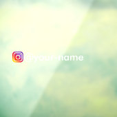 autocollant instagram personnalisé pour autocollan (Feuille 3)