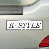 Autocollant intérieur de butoir de style de K (En voiture)