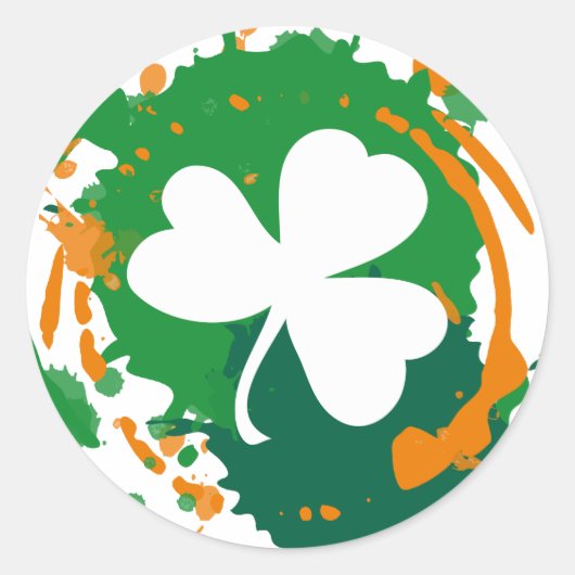 Autocollant Irlandais Ink Clover (Devant)