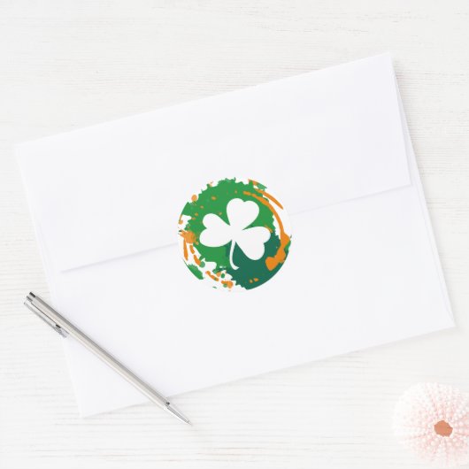 Autocollant Irlandais Ink Clover (Enveloppe)