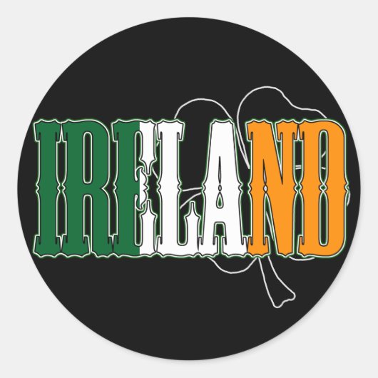 Autocollant Irlande (Devant)