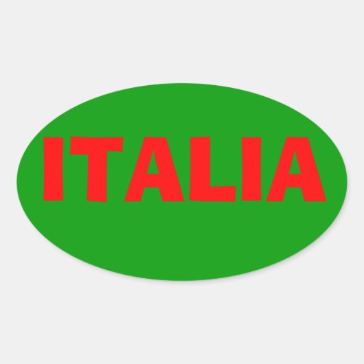 Autocollant "Italia" (Devant)